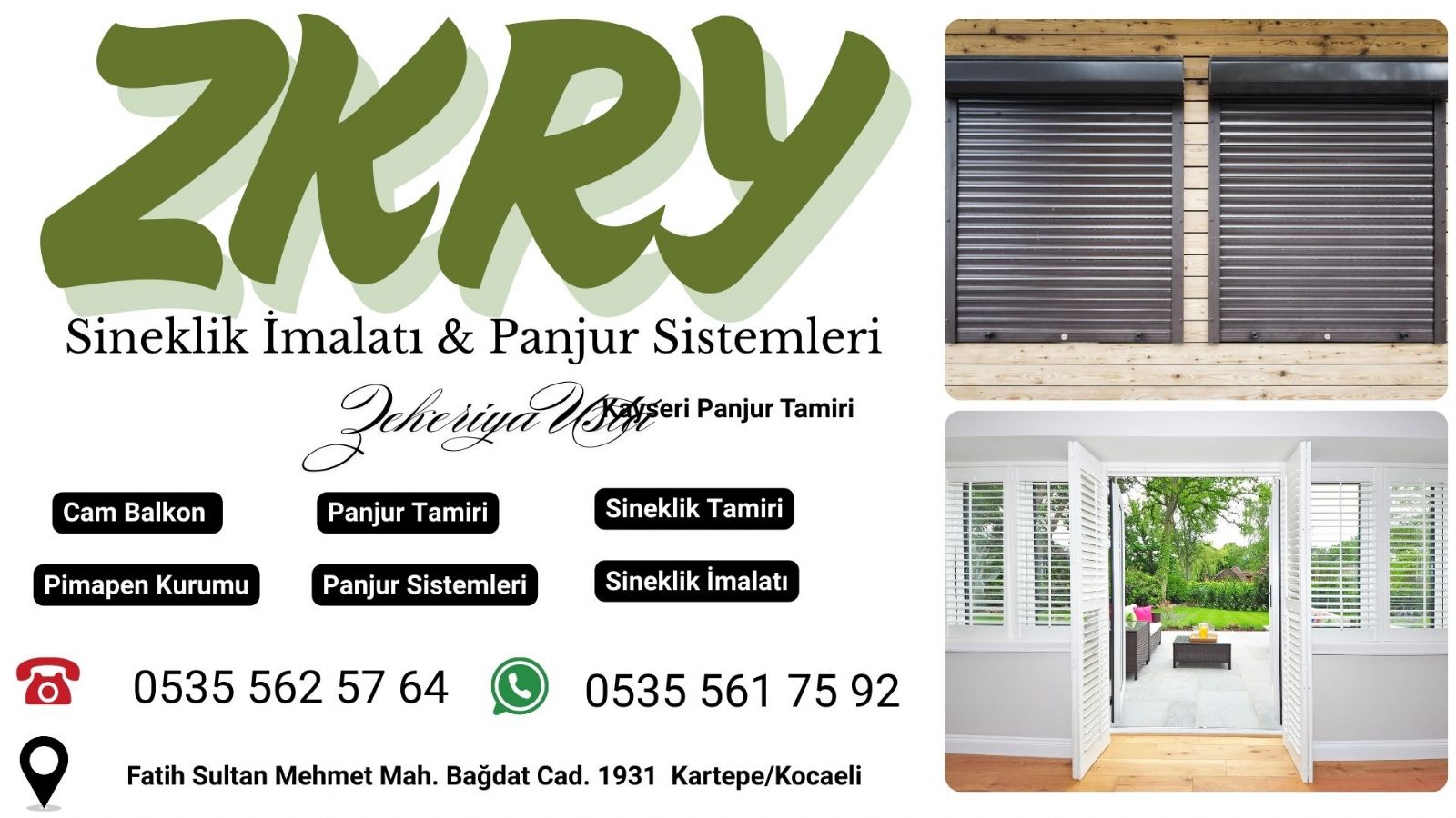 Kartepe Kepenk Tamiri